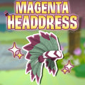AJC Magenta Rare Headdress