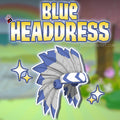 AJC Blue Rare Headdress