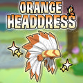 AJC Orange Rare Headdress