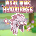 AJC Light Pink Rare Headdress