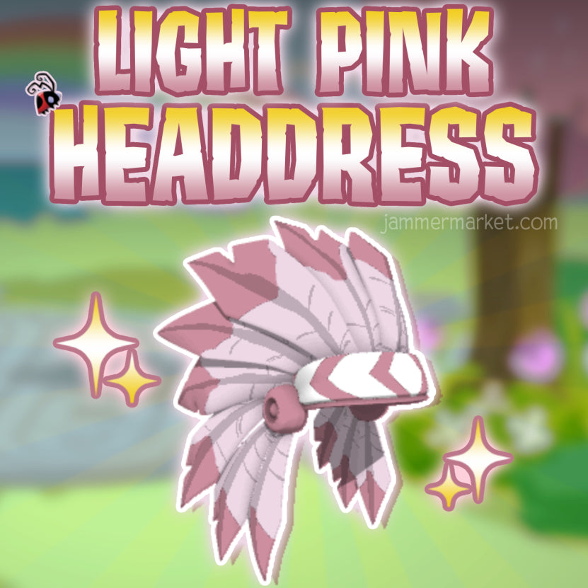 AJC Light Pink Rare Headdress