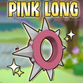 AJC Pink Rare Long Spiked Collar