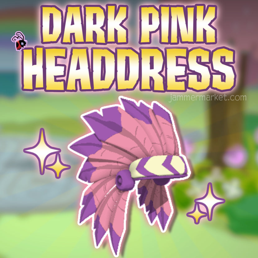 AJC Dark Pink Rare Headdress